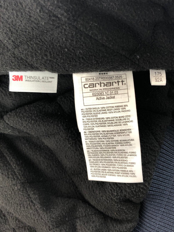 【中古品】【メンズ】 CARHARTT WIP カーハート ワークインプログレス 25FW ACTIVE JACKET DARK NAVY RIGID I023083 25年秋冬 アクティブジャケット アウター 142-260130-rt-12-tag サイズ：M カラー：ネイビー 万代Net店