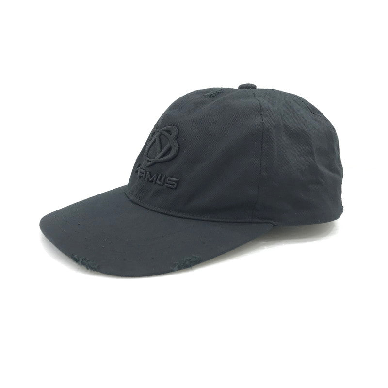 【中古美品】【メンズ】 VIVAMUS ヴィヴァムス DAMAGE CAP VM25SS-AC013-BLK ダメージ キャップ 帽子 185-260131-na-13-tag サイズ：OS カラー：ブラック 万代Net店