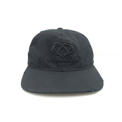 【中古美品】【メンズ】 VIVAMUS ヴィヴァムス DAMAGE CAP VM25SS-AC013-BLK ダメージ キャップ 帽子 185-260131-na-13-tag サイズ：OS カラー：ブラック 万代Net店