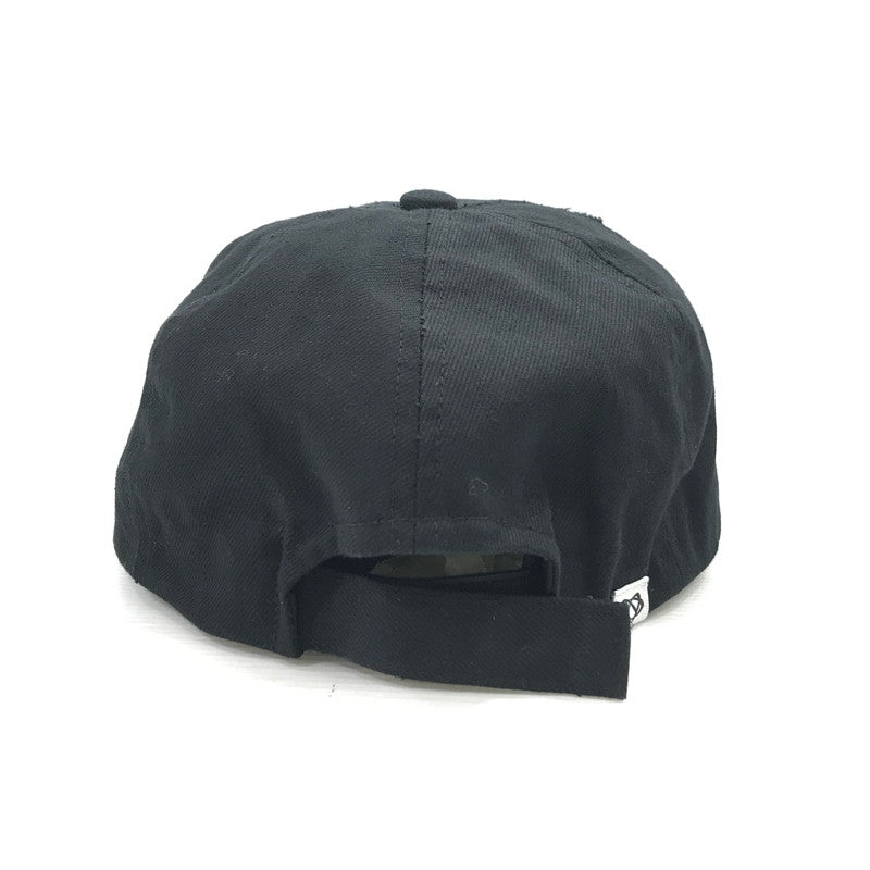 【中古美品】【メンズ】 VIVAMUS ヴィヴァムス DAMAGE CAP VM25SS-AC013-BLK ダメージ キャップ 帽子 185-260131-na-13-tag サイズ：OS カラー：ブラック 万代Net店