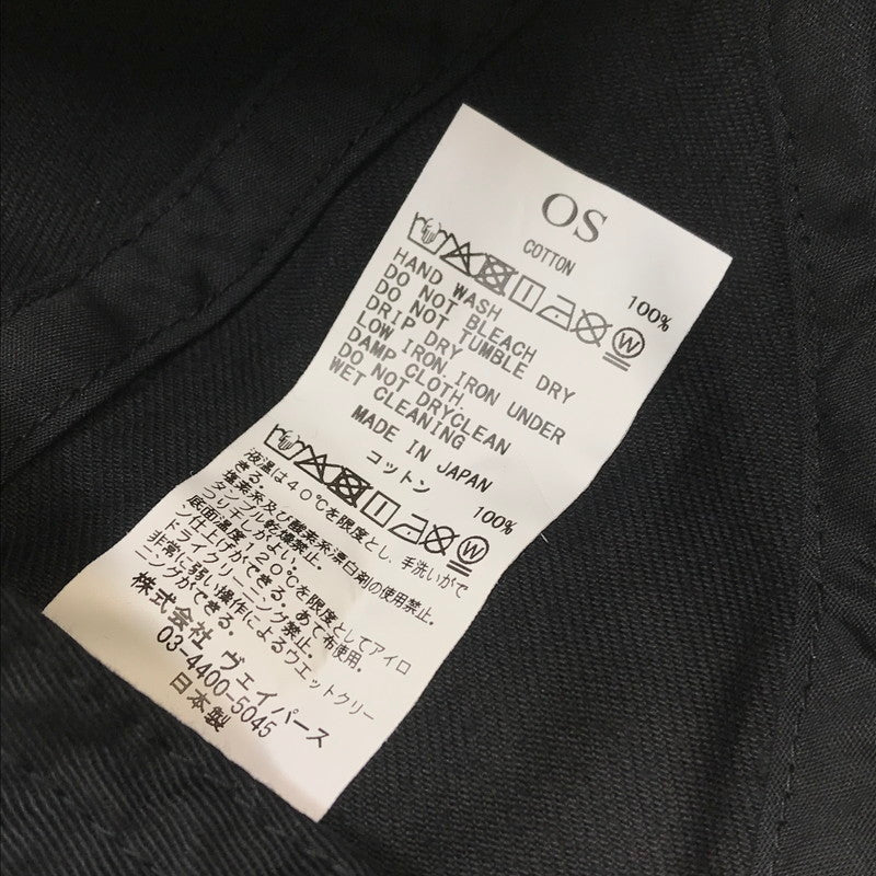 【中古美品】【メンズ】 VIVAMUS ヴィヴァムス DAMAGE CAP VM25SS-AC013-BLK ダメージ キャップ 帽子 185-260131-na-13-tag サイズ：OS カラー：ブラック 万代Net店