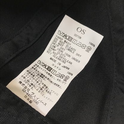 【中古美品】【メンズ】 VIVAMUS ヴィヴァムス DAMAGE CAP VM25SS-AC013-BLK ダメージ キャップ 帽子 185-260131-na-13-tag サイズ：OS カラー：ブラック 万代Net店