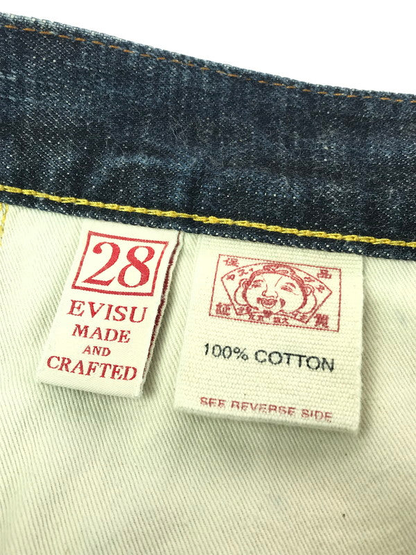 【中古品】【メンズ】 EVISU エヴィス EVISU PARIS エヴィス パリ DENIM PANTS 刺繍 虎 カモメ デニムパンツ ボトムス 156-260202-na-17-tag サイズ：28 カラー：インディゴ 万代Net店