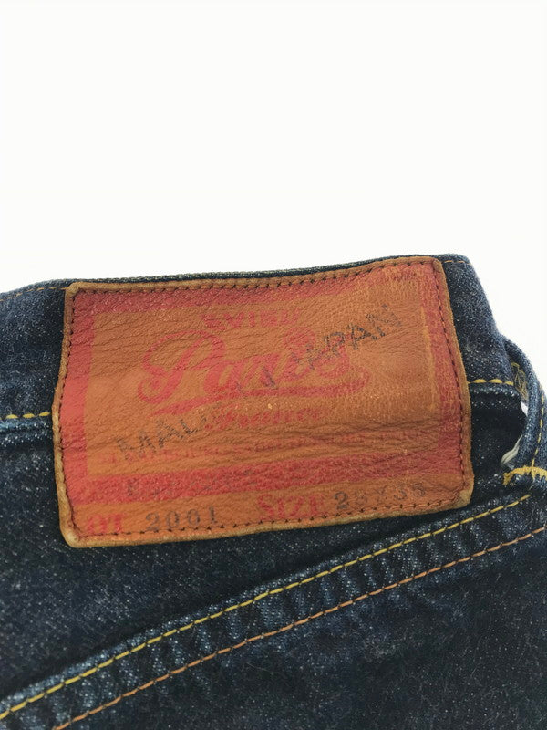 【中古品】【メンズ】 EVISU エヴィス EVISU PARIS エヴィス パリ DENIM PANTS LOT.2001 刺繍 鯉 デニムパンツ ボトムス 156-260202-na-16-tag サイズ：28×35 カラー：インディゴ 万代Net店
