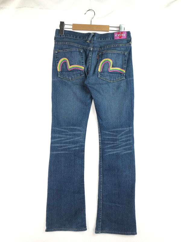 【中古品】【レディース】 EVISU エヴィス EVISU DONNA エヴィス ドンナ DENIM PANTS レインボーカモメ デニムパンツ 171-260202-na-20-tag カラー：インディゴ 万代Net店