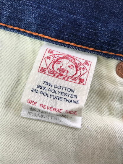 【中古品】【レディース】 EVISU エヴィス EVISU DONNA エヴィス ドンナ DENIM PANTS レインボーカモメ デニムパンツ 171-260202-na-20-tag カラー：インディゴ 万代Net店