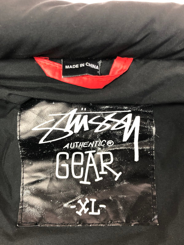【ジャンク品】【メンズ】 STUSSY ステューシー 00's THERMOLITE PUFF JACKET AUTHENTIC GEAR サーモライト パフ ジャケット アウター 142-260130-rt-17-tag サイズ：XL カラー：レッド 万代Net店