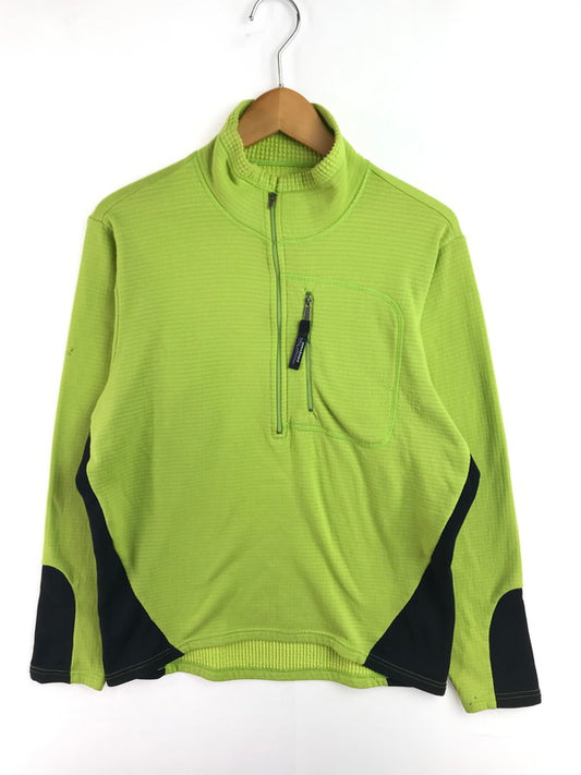 【現状渡し品】【メンズ】 patagonia パタゴニア R-1 FLASH PULLOVER フラッシュ プルオーバー 144-260131-rt-07-tag サイズ：不明　下記参照 カラー：ライトグリーン 万代Net店