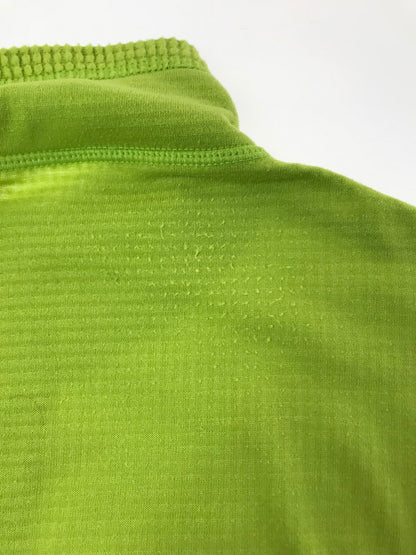 【現状渡し品】【メンズ】 patagonia パタゴニア R-1 FLASH PULLOVER フラッシュ プルオーバー 144-260131-rt-07-tag サイズ：不明　下記参照 カラー：ライトグリーン 万代Net店