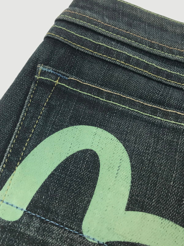 【中古品】【レディース】 EVISU エヴィス × PUMA プーマ SKINNY DENIM PANTS 550054 スキニー デニムパンツ ボトムス 156-260202-na-18-tag サイズ：W26 L34 カラー：インディゴ 万代Net店