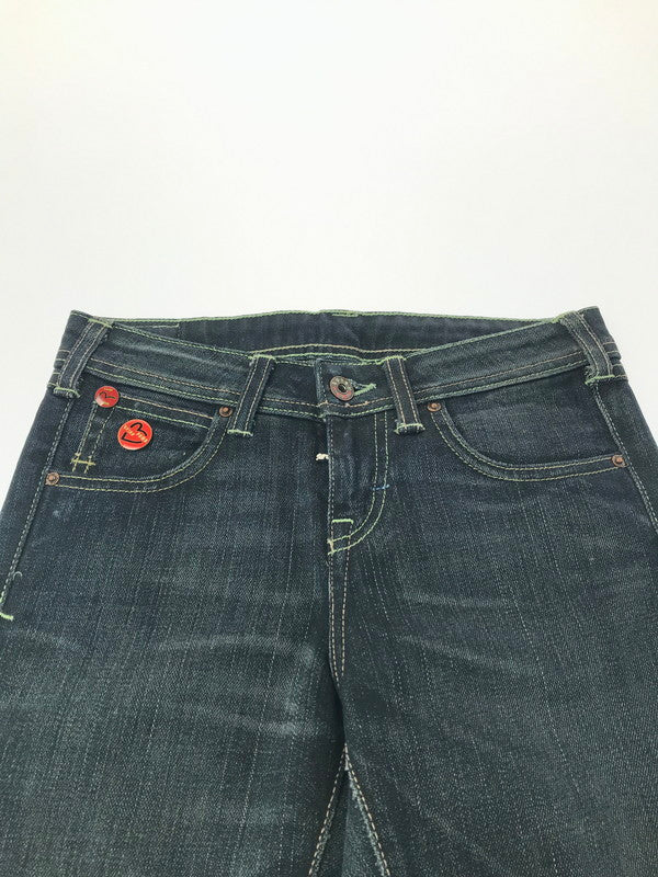 【中古品】【レディース】 EVISU エヴィス × PUMA プーマ SKINNY DENIM PANTS 550054 スキニー デニムパンツ ボトムス 156-260202-na-18-tag サイズ：W26 L34 カラー：インディゴ 万代Net店