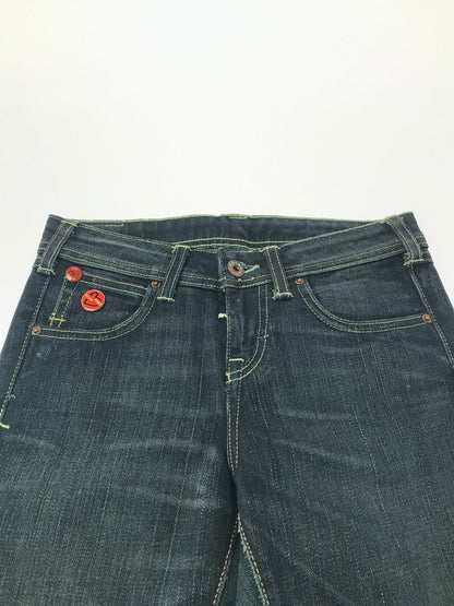 【中古品】【レディース】 EVISU エヴィス × PUMA プーマ SKINNY DENIM PANTS 550054 スキニー デニムパンツ ボトムス 156-260202-na-18-tag サイズ：W26 L34 カラー：インディゴ 万代Net店
