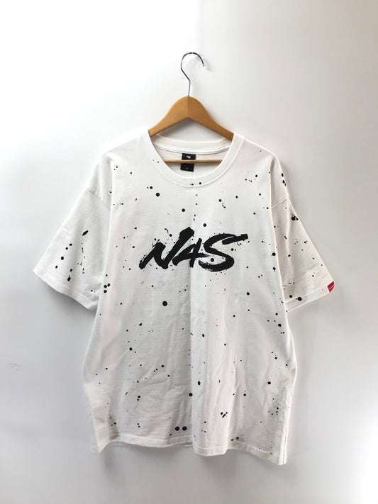 【中古品】【メンズ】 APPLEBUM アップルバム × NAS ナズ コラボ MAMI SHO TEE 万美 書 Tシャツ トップス 142-260207-rt-02-tag サイズ：XXL カラー：ホワイト 万代Net店