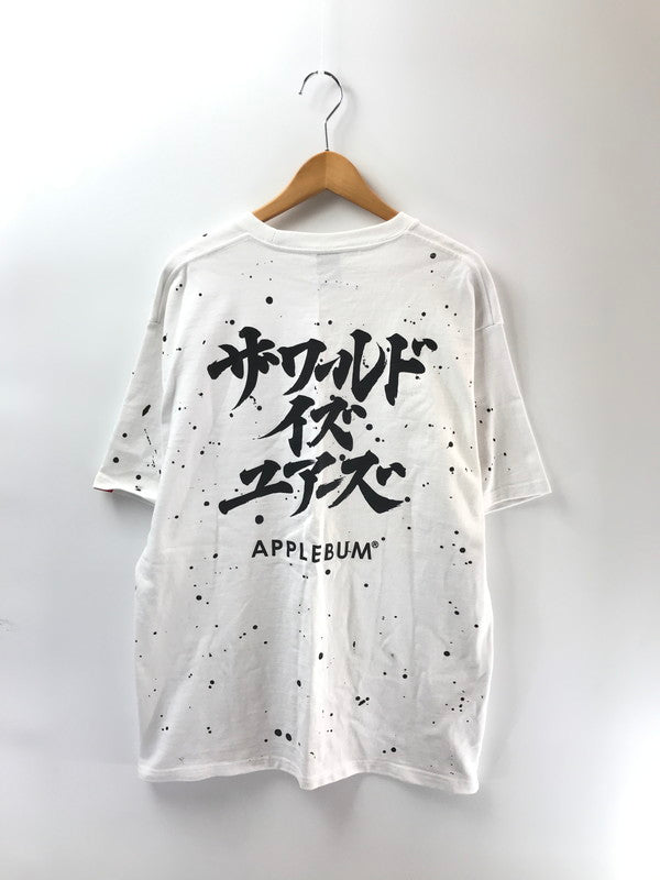 【中古品】【メンズ】 APPLEBUM アップルバム × NAS ナズ コラボ MAMI SHO TEE 万美 書 Tシャツ トップス 142-260207-rt-02-tag サイズ：XXL カラー：ホワイト 万代Net店
