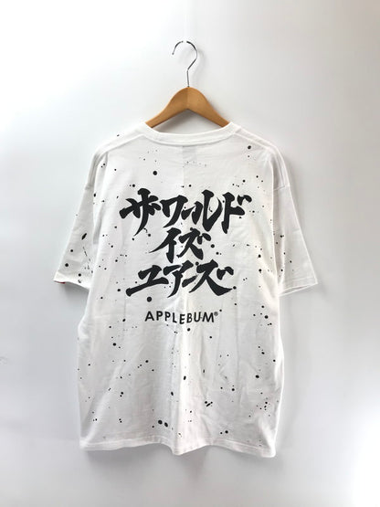 【中古品】【メンズ】 APPLEBUM アップルバム × NAS ナズ コラボ MAMI SHO TEE 万美 書 Tシャツ トップス 142-260207-rt-02-tag サイズ：XXL カラー：ホワイト 万代Net店