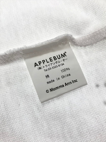【中古品】【メンズ】 APPLEBUM アップルバム × NAS ナズ コラボ MAMI SHO TEE 万美 書 Tシャツ トップス 142-260207-rt-02-tag サイズ：XXL カラー：ホワイト 万代Net店