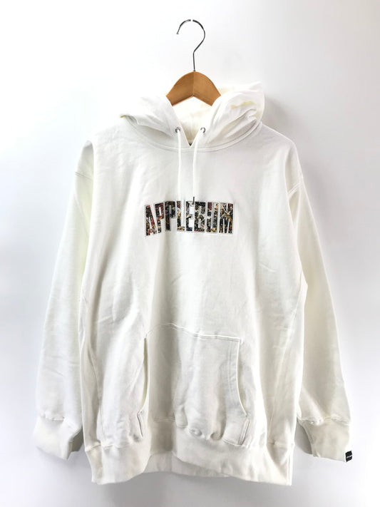 【中古品】【メンズ】 APPLEBUM アップルバム ACTION PAINTING SWEAT PARKA 1820409 アクション ペインティング スウェット パーカー 142-260205-na-05-tag サイズ：XXL カラー：ホワイト 万代Net店