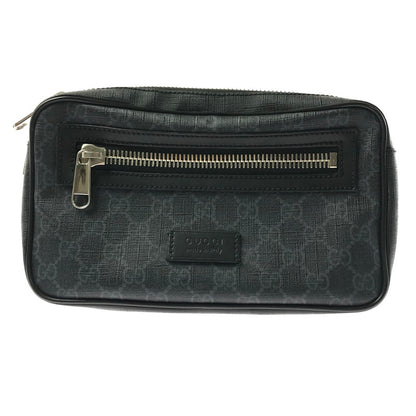 【ジャンク品】【メンズ】 GUCCI グッチ ソフトGGスプリーム ベルトバッグ 474293 ウエストバッグ ボディバッグ カバン 180-260208-na-10-tag カラー：ブラック 万代Net店
