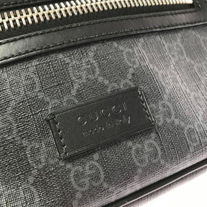 【ジャンク品】【メンズ】 GUCCI グッチ ソフトGGスプリーム ベルトバッグ 474293 ウエストバッグ ボディバッグ カバン 180-260208-na-10-tag カラー：ブラック 万代Net店