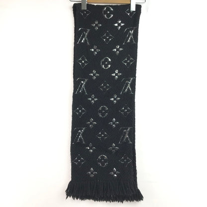 【中古品】【レディース】 LOUIS VUITTON ルイ・ヴィトン エシャルプ ロゴマニア シャイン M75833 マフラー 服飾小物 179-260208-na-01-tag カラー：ブラック 万代Net店