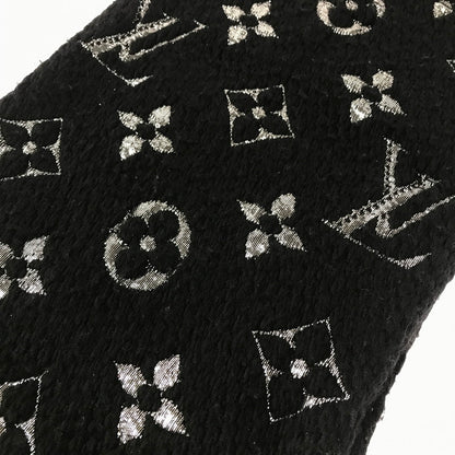 【中古品】【レディース】 LOUIS VUITTON ルイ・ヴィトン エシャルプ ロゴマニア シャイン M75833 マフラー 服飾小物 179-260208-na-01-tag カラー：ブラック 万代Net店