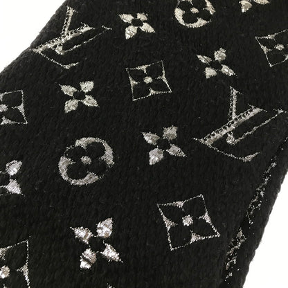 【中古品】【レディース】 LOUIS VUITTON ルイ・ヴィトン エシャルプ ロゴマニア シャイン M75833 マフラー 服飾小物 179-260208-na-01-tag カラー：ブラック 万代Net店