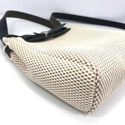 【中古品】【レディース】 HERMES エルメス エールバッグTPM □H刻印 2004年製 ショルダーバッグ カバン 180-260209-na-05-tag カラー：ナチュラル/ブラック 万代Net店