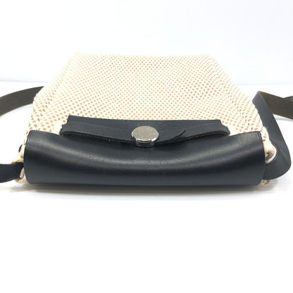 【中古品】【レディース】 HERMES エルメス エールバッグTPM □H刻印 2004年製 ショルダーバッグ カバン 180-260209-na-05-tag カラー：ナチュラル/ブラック 万代Net店