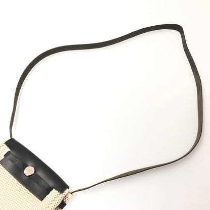 【中古品】【レディース】 HERMES エルメス エールバッグTPM □H刻印 2004年製 ショルダーバッグ カバン 180-260209-na-05-tag カラー：ナチュラル/ブラック 万代Net店