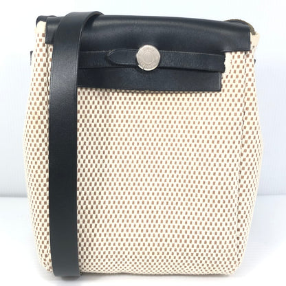 【中古品】【レディース】 HERMES エルメス エールバッグTPM □H刻印 2004年製 ショルダーバッグ カバン 180-260209-na-05-tag カラー：ナチュラル/ブラック 万代Net店