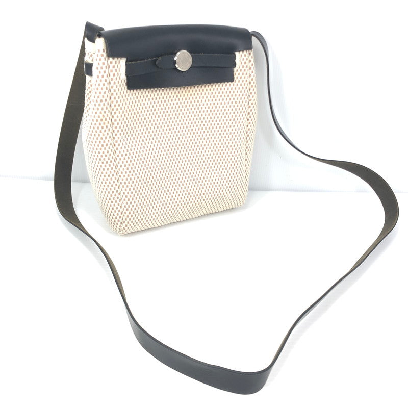 【中古品】【レディース】 HERMES エルメス エールバッグTPM □H刻印 2004年製 ショルダーバッグ カバン 180-260209-na-05-tag カラー：ナチュラル/ブラック 万代Net店