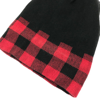 【中古品】【メンズ】 Supreme シュプリーム SUPREME 20AW BIG LOGO BEANIE ビッグ ロゴ ビーニー ニット帽 帽子 185-260420-na-10-tagh カラー：レッド/ブラック 万代Net店