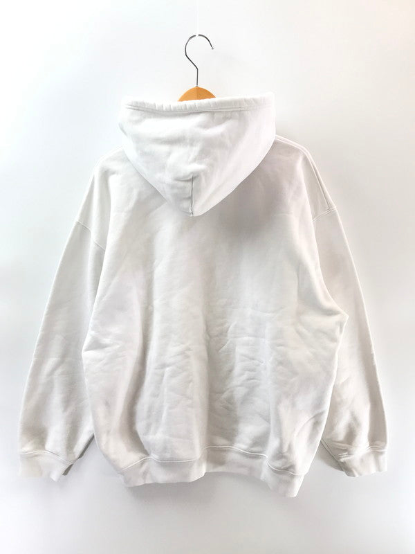 【中古品】【メンズ】 BALENCIAGA バレンシアガ NEW COPYRIGHT MEDIUM FIT HOODIE TS91 570811 TIV55 9040 ミディアムフィット フーディー パーカー 141-260205-na-04-tag サイズ：M カラー：ホワイト 万代Net店