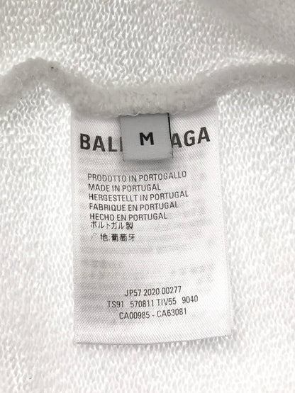 【中古品】【メンズ】 BALENCIAGA バレンシアガ NEW COPYRIGHT MEDIUM FIT HOODIE TS91 570811 TIV55 9040 ミディアムフィット フーディー パーカー 141-260205-na-04-tag サイズ：M カラー：ホワイト 万代Net店