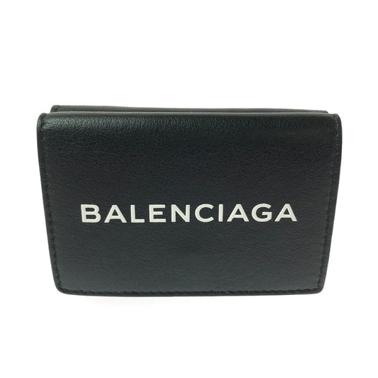 【中古品】【メンズ】 BALENCIAGA バレンシアガ エブリデイ ミニウォレット 財布 181-260331-na-08-tag カラー：ブラック 万代Net店