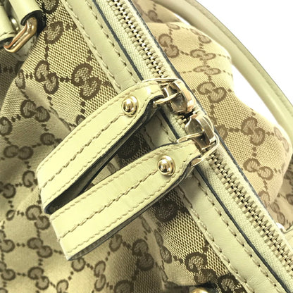 【中古品】【レディース】 GG CANVAS SUKEY HANDBAG 247902 GGキャンバス スーキー ハンドバッグ カバン 180-260421-rt-30-tagh カラー：ブラウン/グレージュ 万代Net店