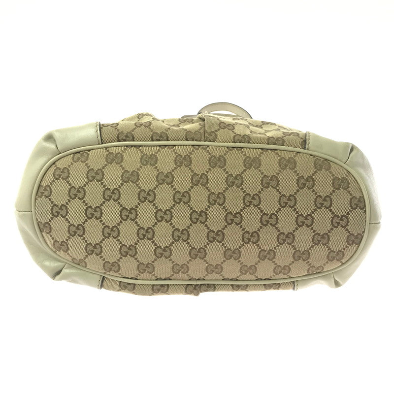 【中古品】【レディース】 GG CANVAS SUKEY HANDBAG 247902 GGキャンバス スーキー ハンドバッグ カバン 180-260421-rt-30-tagh カラー：ブラウン/グレージュ 万代Net店