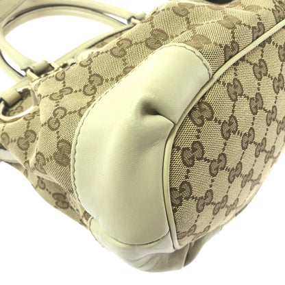 【中古品】【レディース】 GG CANVAS SUKEY HANDBAG 247902 GGキャンバス スーキー ハンドバッグ カバン 180-260421-rt-30-tagh カラー：ブラウン/グレージュ 万代Net店