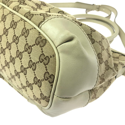 【中古品】【レディース】 GG CANVAS SUKEY HANDBAG 247902 GGキャンバス スーキー ハンドバッグ カバン 180-260421-rt-30-tagh カラー：ブラウン/グレージュ 万代Net店