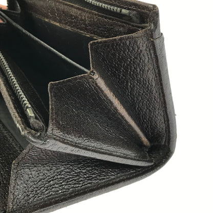 【現状渡し品】【レディース】 GUCCI グッチ GGキャンバス 二つ折り財布 154258 ミディアムウォレット 181-260213-hi-09-tag カラー：ブラウン 万代Net店