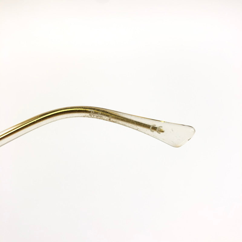 【現状渡し品】【メンズ】 Ray-Ban レイバン CLUBROUND SUNGLASSES RB4246-V クラブラウンド サングラス アイウェア アクセサリー 203-260301-na-04-tag サイズ：49□19 140 カラー：クリア/ゴールド 万代Net店