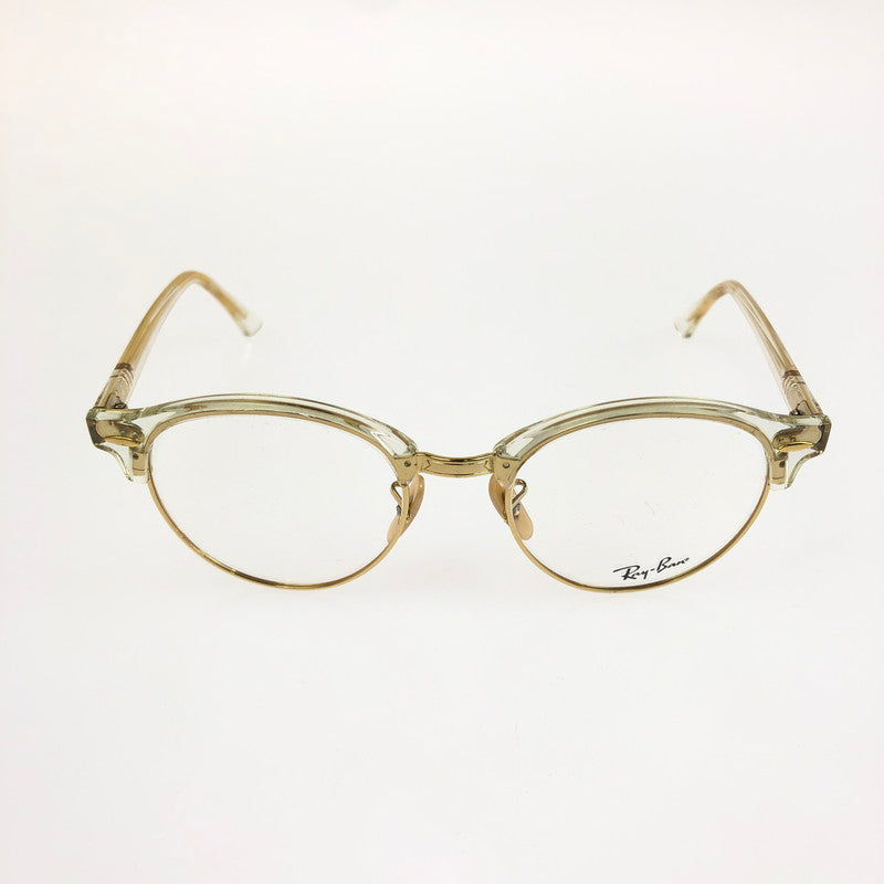 【現状渡し品】【メンズ】 Ray-Ban レイバン CLUBROUND SUNGLASSES RB4246-V クラブラウンド サングラス アイウェア アクセサリー 203-260301-na-04-tag サイズ：49□19 140 カラー：クリア/ゴールド 万代Net店