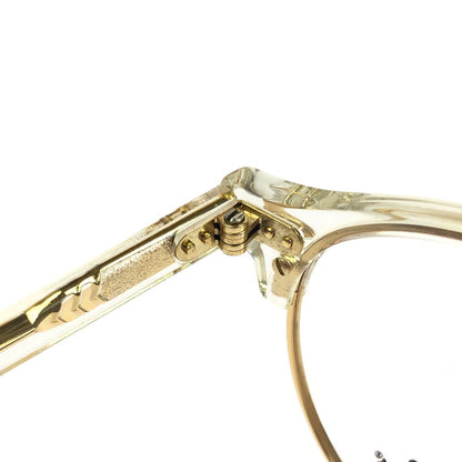【現状渡し品】【メンズ】 Ray-Ban レイバン CLUBROUND SUNGLASSES RB4246-V クラブラウンド サングラス アイウェア アクセサリー 203-260301-na-04-tag サイズ：49□19 140 カラー：クリア/ゴールド 万代Net店