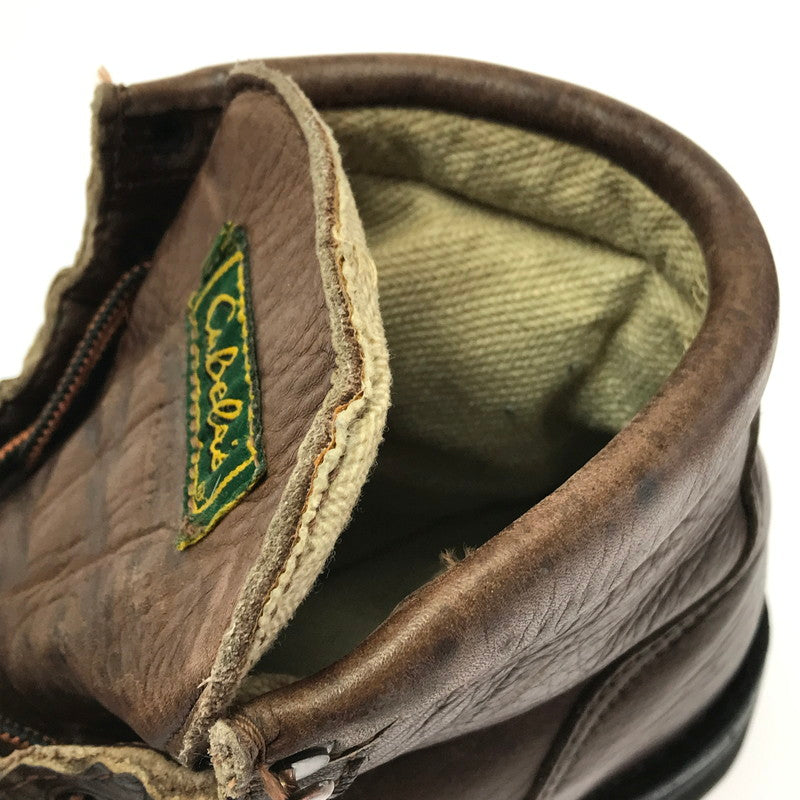 【中古品】【メンズ】 Danner ダナー × CABELA'S カベラス 80～90's DANNER LIGHT GORE-TEX 80～90年代 ダナー ライト ゴアテックス ブーツ USA製 靴 164-260214-rt-07-tag サイズ：不明下記参照 カラー：ブラウン 万代Net店