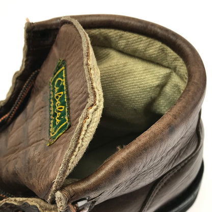 【中古品】【メンズ】 Danner ダナー × CABELA'S カベラス 80～90's DANNER LIGHT GORE-TEX 80～90年代 ダナー ライト ゴアテックス ブーツ USA製 靴 164-260214-rt-07-tag サイズ：不明下記参照 カラー：ブラウン 万代Net店
