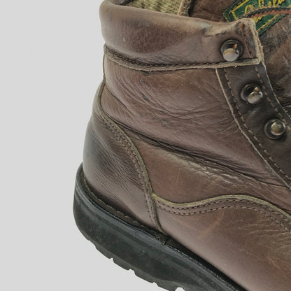 【中古品】【メンズ】 Danner ダナー × CABELA'S カベラス 80～90's DANNER LIGHT GORE-TEX 80～90年代 ダナー ライト ゴアテックス ブーツ USA製 靴 164-260214-rt-07-tag サイズ：不明下記参照 カラー：ブラウン 万代Net店