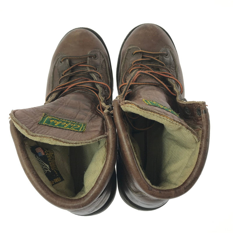 【中古品】【メンズ】 Danner ダナー × CABELA'S カベラス 80～90's DANNER LIGHT GORE-TEX 80～90年代 ダナー ライト ゴアテックス ブーツ USA製 靴 164-260214-rt-07-tag サイズ：不明下記参照 カラー：ブラウン 万代Net店