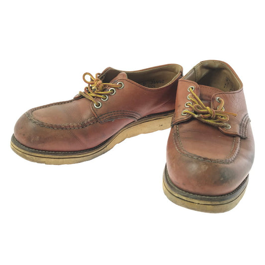 【現状渡し品】【メンズ】 RED WING レッドウィング 90's OX FORD RED BROWN 8104 90年代 オックス フォード ブーツ USA製 刺繍羽タグ 靴 164-260214-rt-05-tag サイズ：US7Ｄ カラー：ブラウン 万代Net店