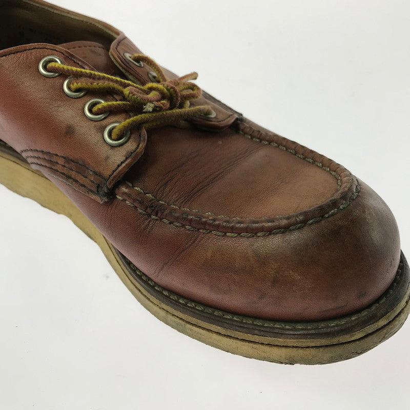 【現状渡し品】【メンズ】 RED WING レッドウィング 90's OX FORD RED BROWN 8104 90年代 オックス フォード ブーツ USA製 刺繍羽タグ 靴 164-260214-rt-05-tag サイズ：US7Ｄ カラー：ブラウン 万代Net店