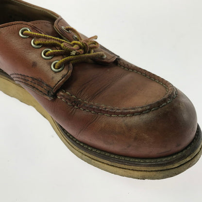 【現状渡し品】【メンズ】 RED WING レッドウィング 90's OX FORD RED BROWN 8104 90年代 オックス フォード ブーツ USA製 刺繍羽タグ 靴 164-260214-rt-05-tag サイズ：US7Ｄ カラー：ブラウン 万代Net店